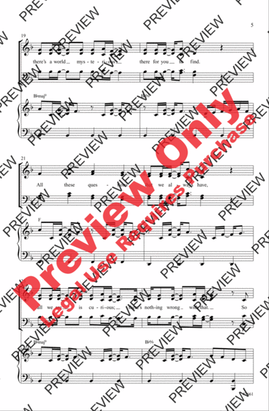 Wonderful Life Wonderful Life 4-Part scores gallery preview page 5