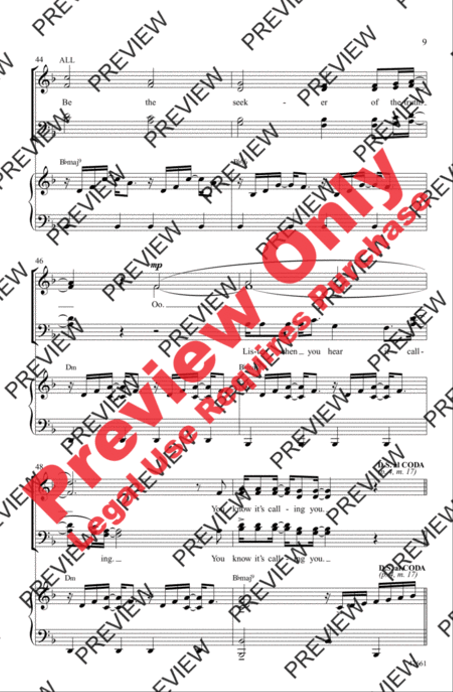 Wonderful Life Wonderful Life 4-Part scores gallery preview page 9