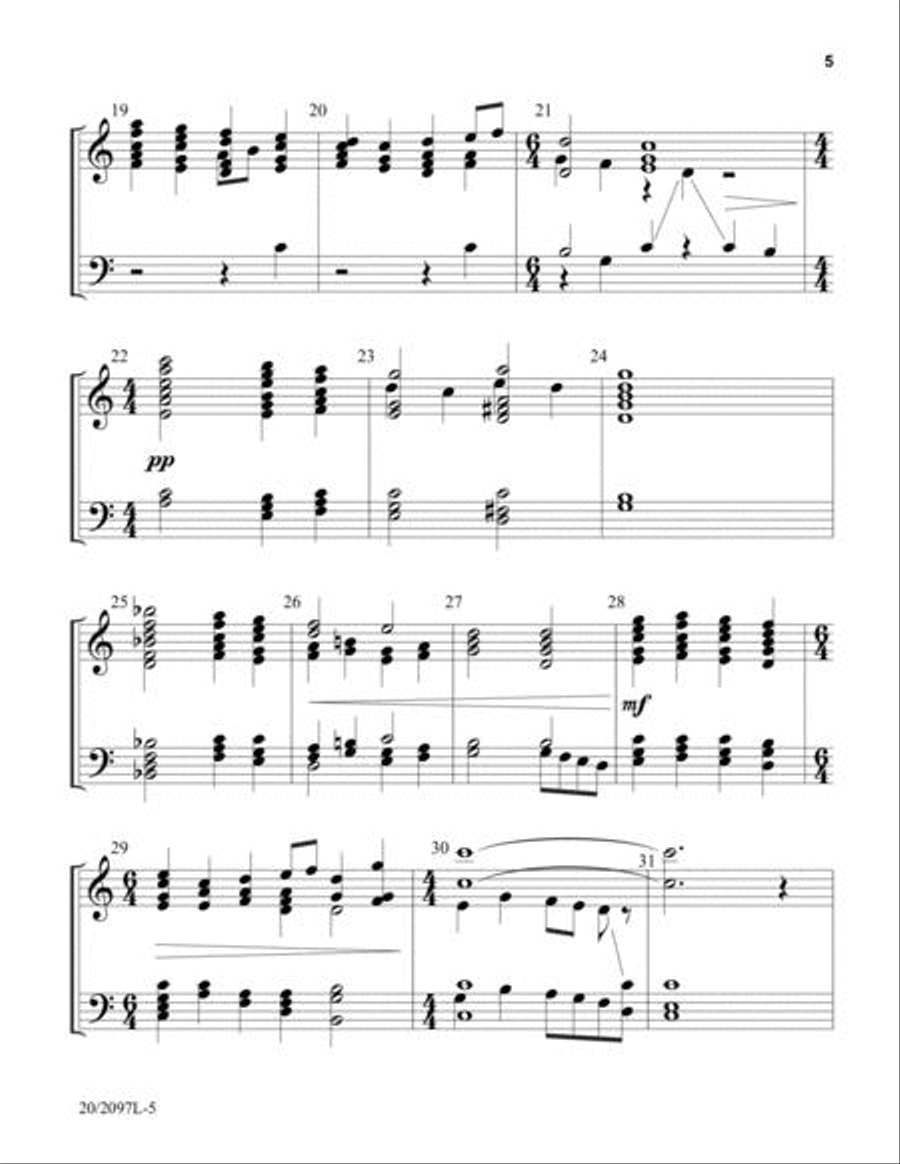 Come Down, O Love Divine 5-Octaves scores gallery preview page 4