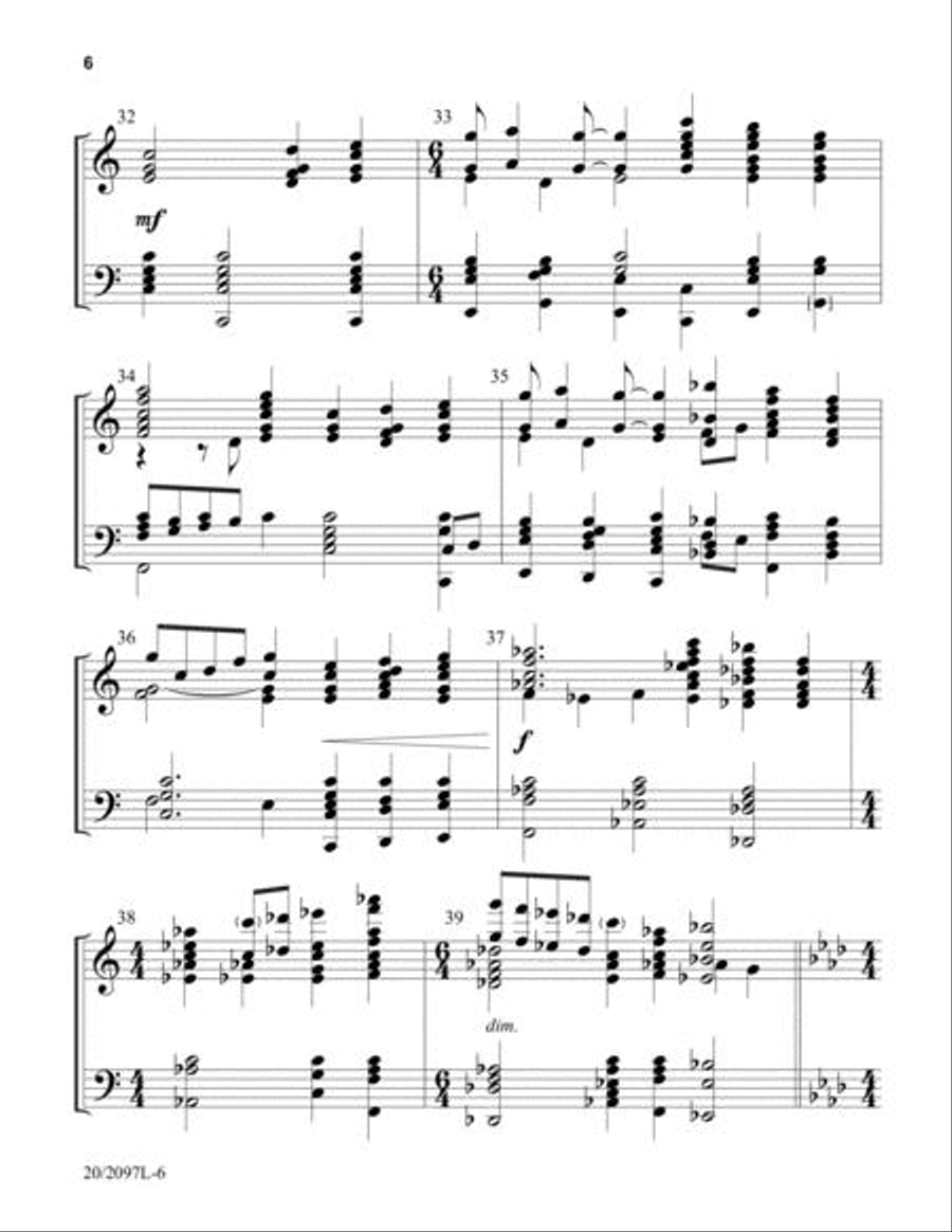 Come Down, O Love Divine 5-Octaves scores gallery preview page 5