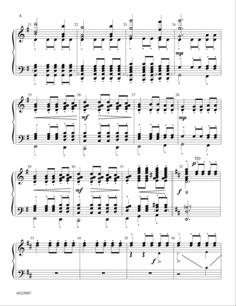 That Easter Day With Joy Was Bright Handbell scores gallery preview page 4