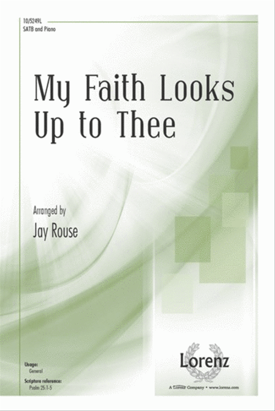 My Faith Looks Up to Thee 4-Part scores gallery preview page 1