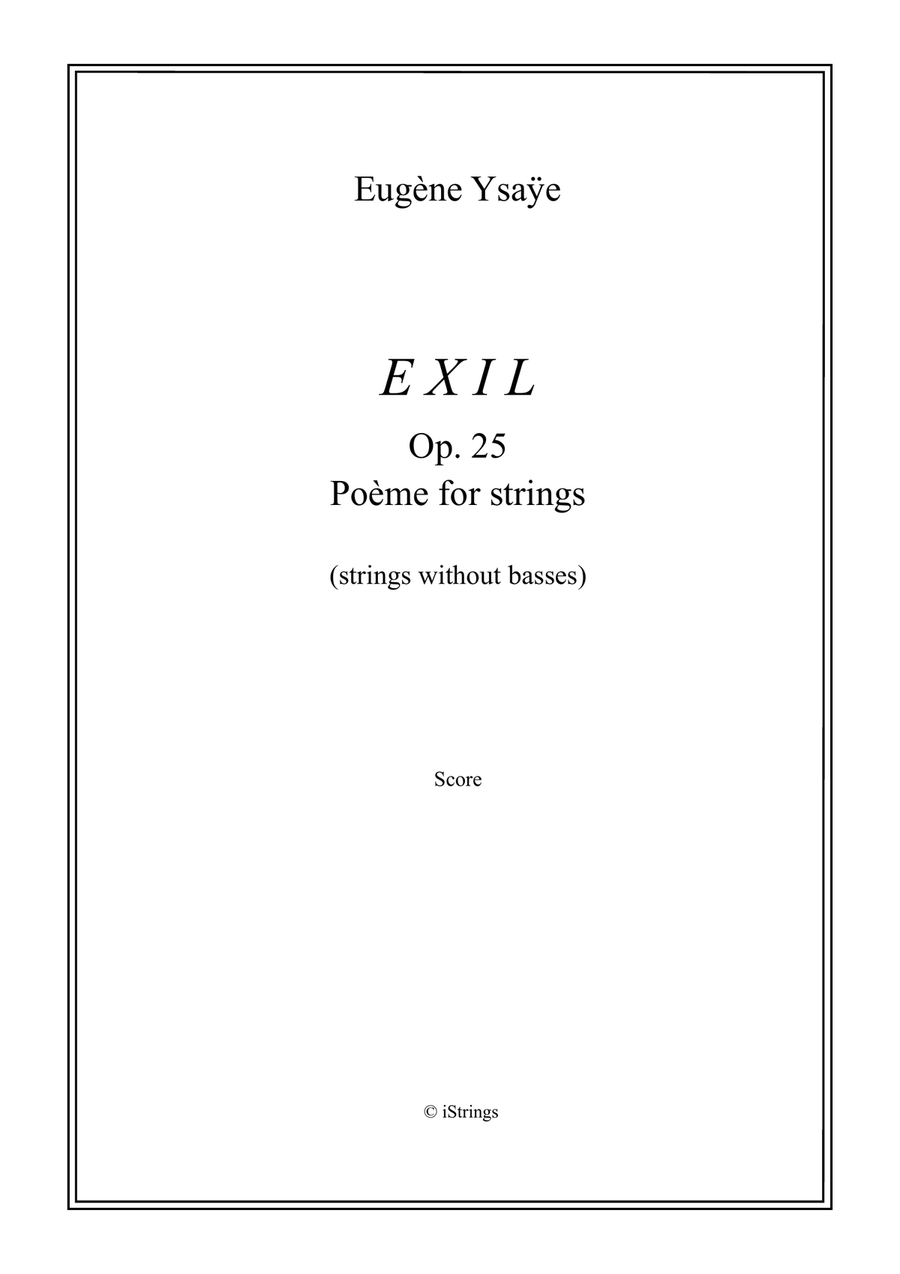 Exil - Poème for strings (without basses) String Orchestra scores gallery preview page 2