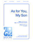 As for You, My Son