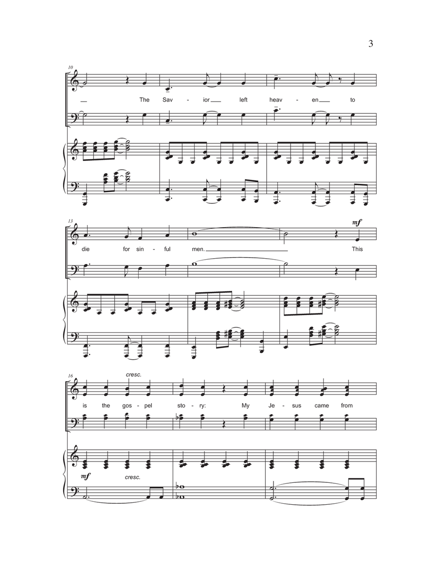 The Journey Of Christmas - Christmas Cantata 4-Part scores gallery preview page 3