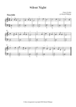 Silent Night - easy piano