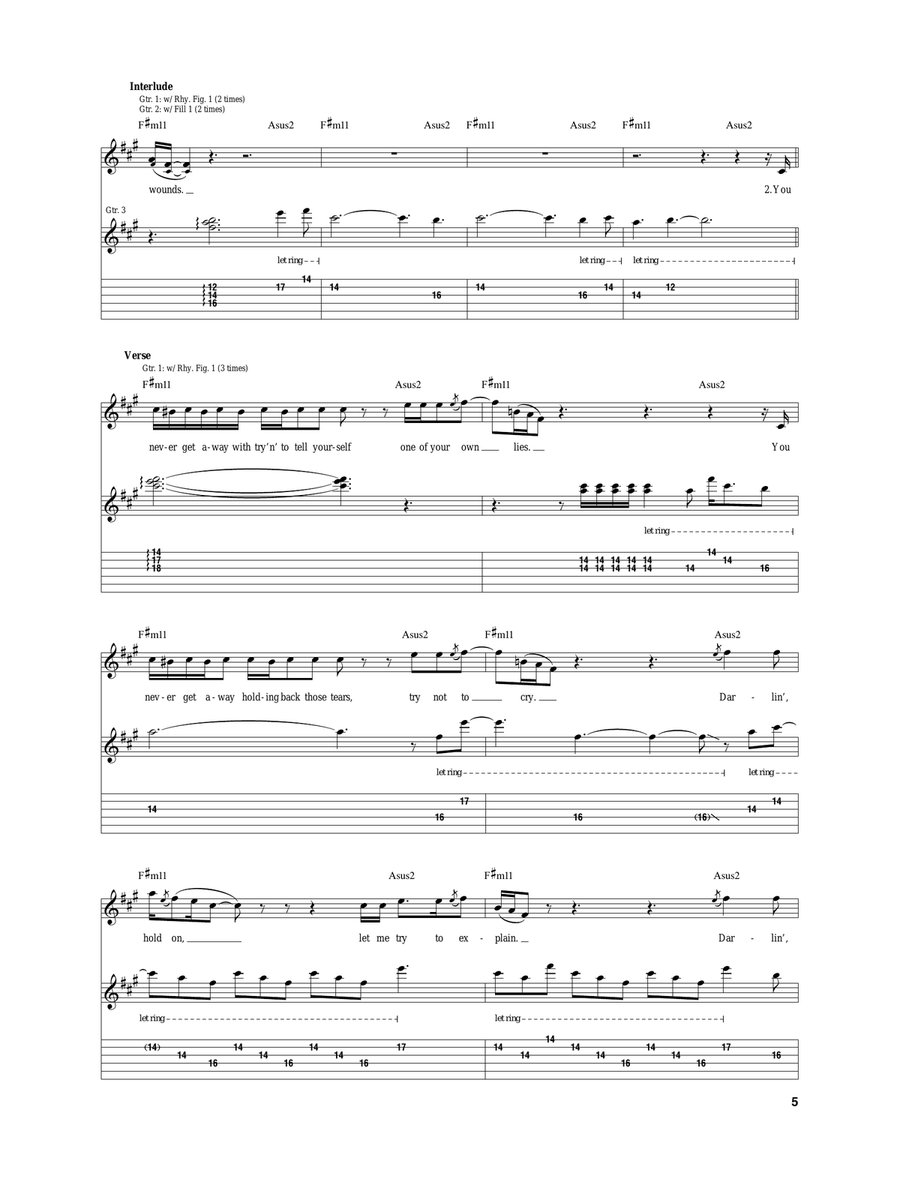 Self-Inflicted Wounds Self-Inflicted Wounds Acoustic Guitar scores gallery preview page 5