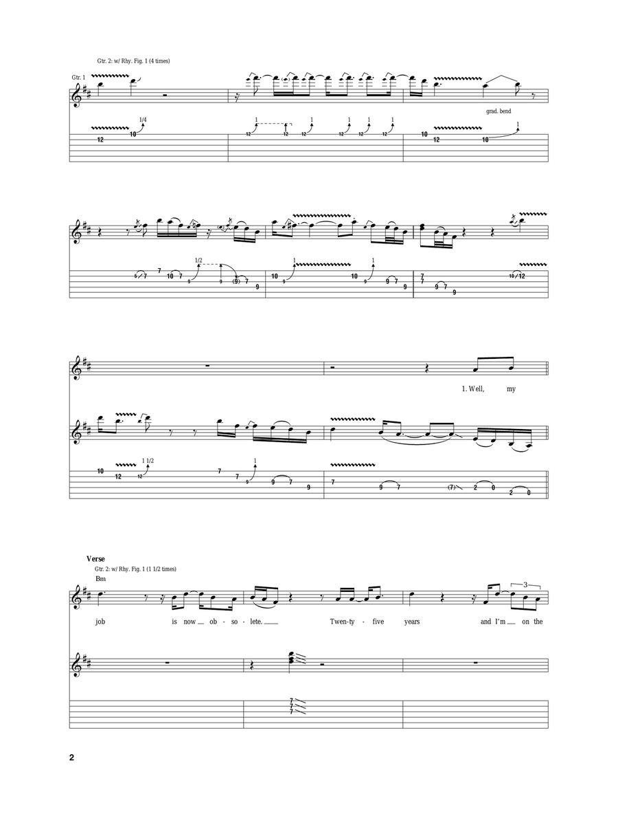 Just 'Cos You Can Don't Mean You Should Electric Guitar scores gallery preview page 2