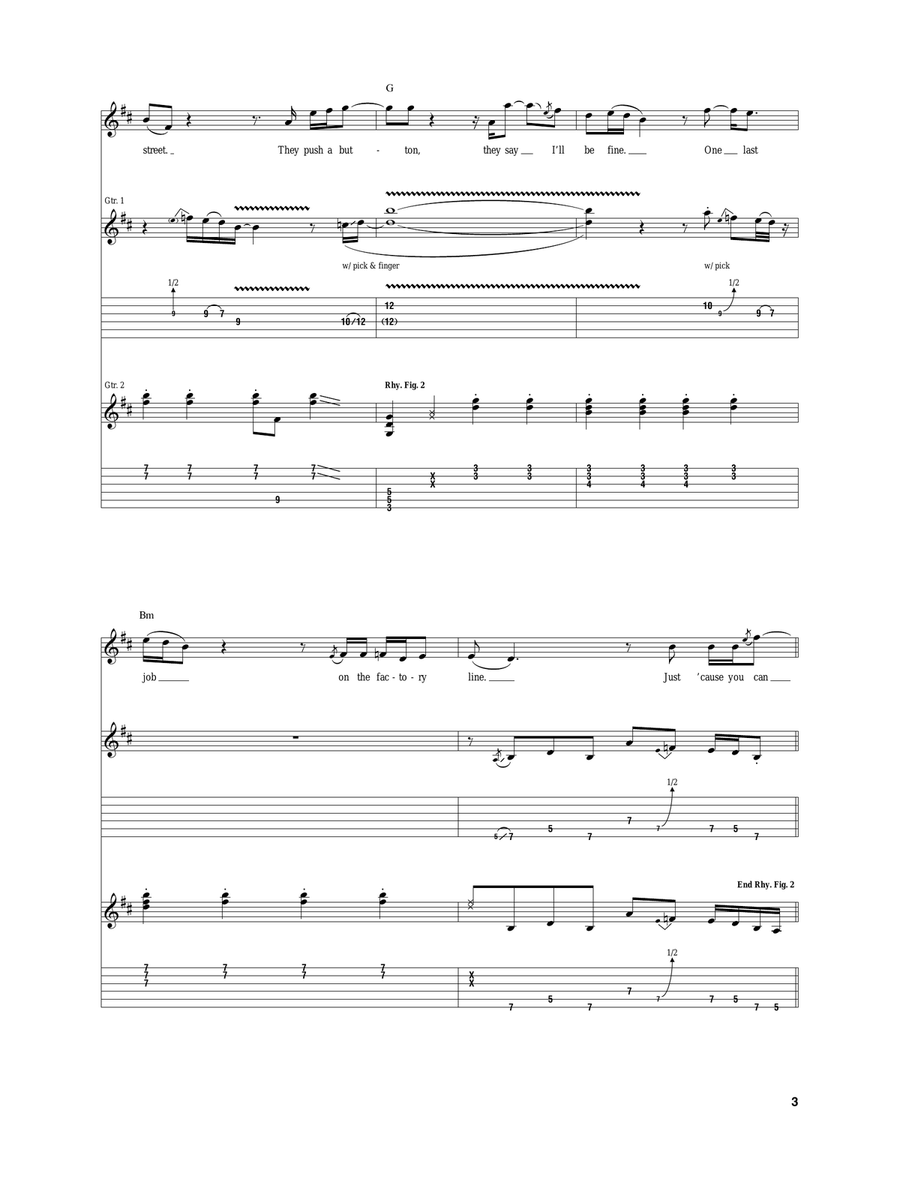 Just 'Cos You Can Don't Mean You Should Electric Guitar scores gallery preview page 3