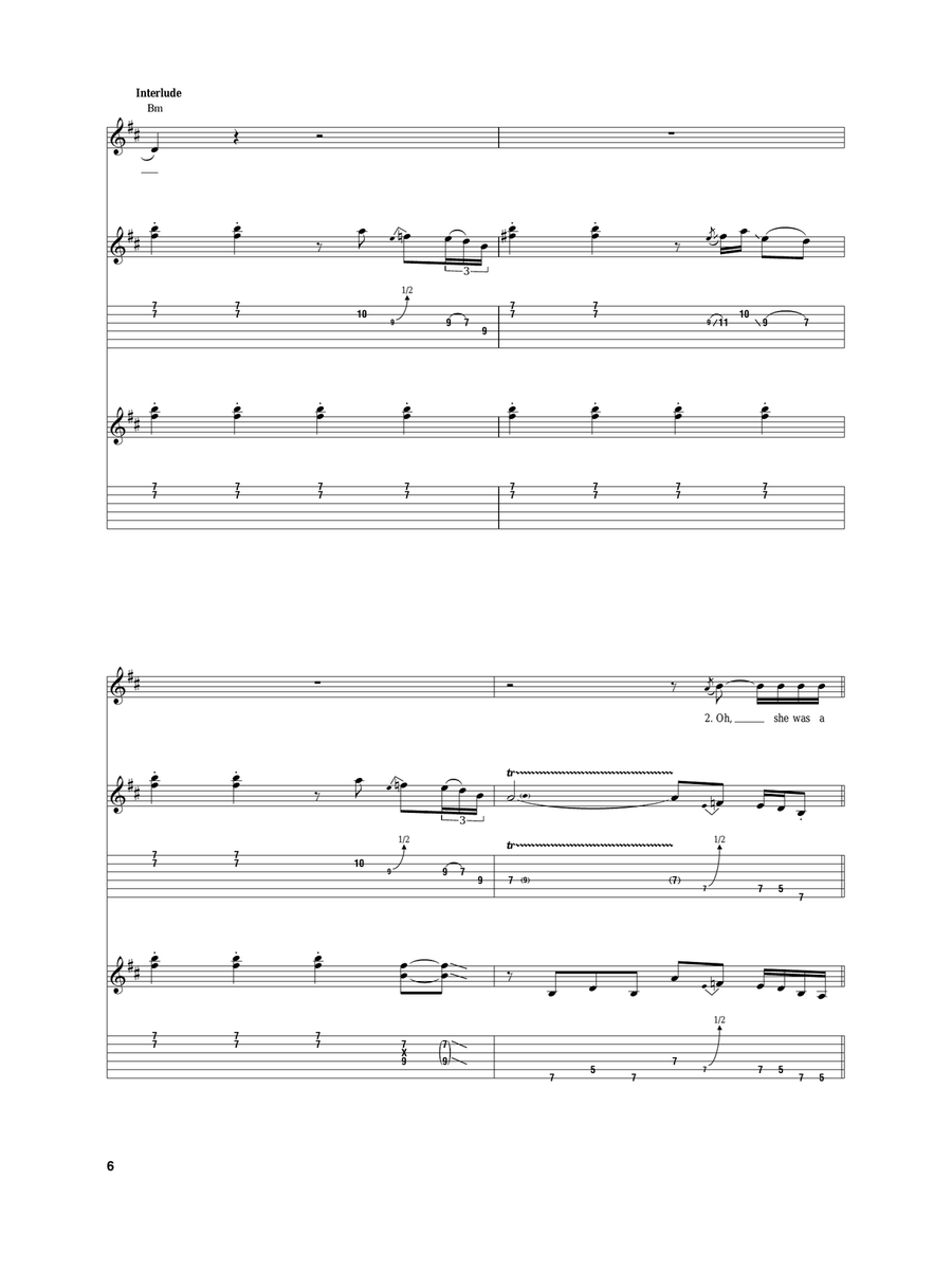Just 'Cos You Can Don't Mean You Should Electric Guitar scores gallery preview page 6