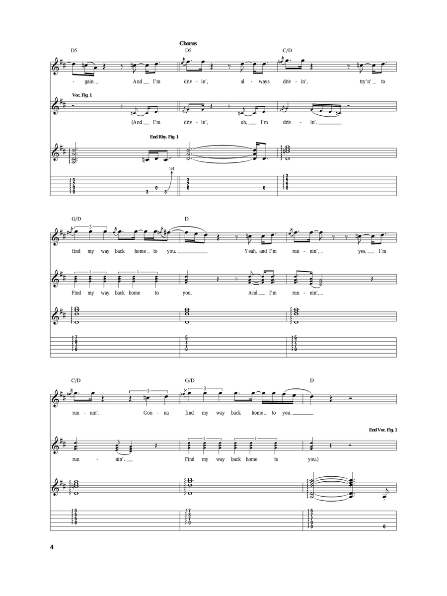 Deep In The Blues Again Acoustic Guitar scores gallery preview page 4