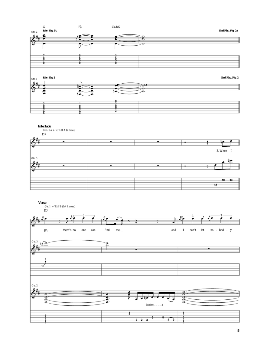 Deep In The Blues Again Acoustic Guitar scores gallery preview page 5
