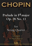 Chopin - Prelude in F sharp major for String Quartet