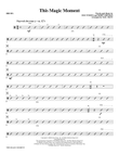 This Magic Moment (Arr. Mac Huff) - Drums