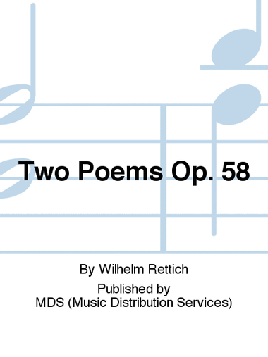 Two poems op. 58