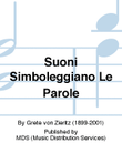 Suoni simboleggiano le parole