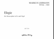 Elegie auf den Tod eines Freundes WV 66 mini preview