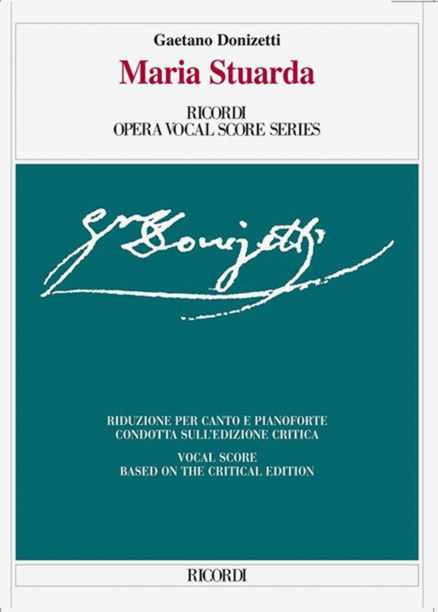 Maria Stuarda Voice Solo scores gallery preview page 1