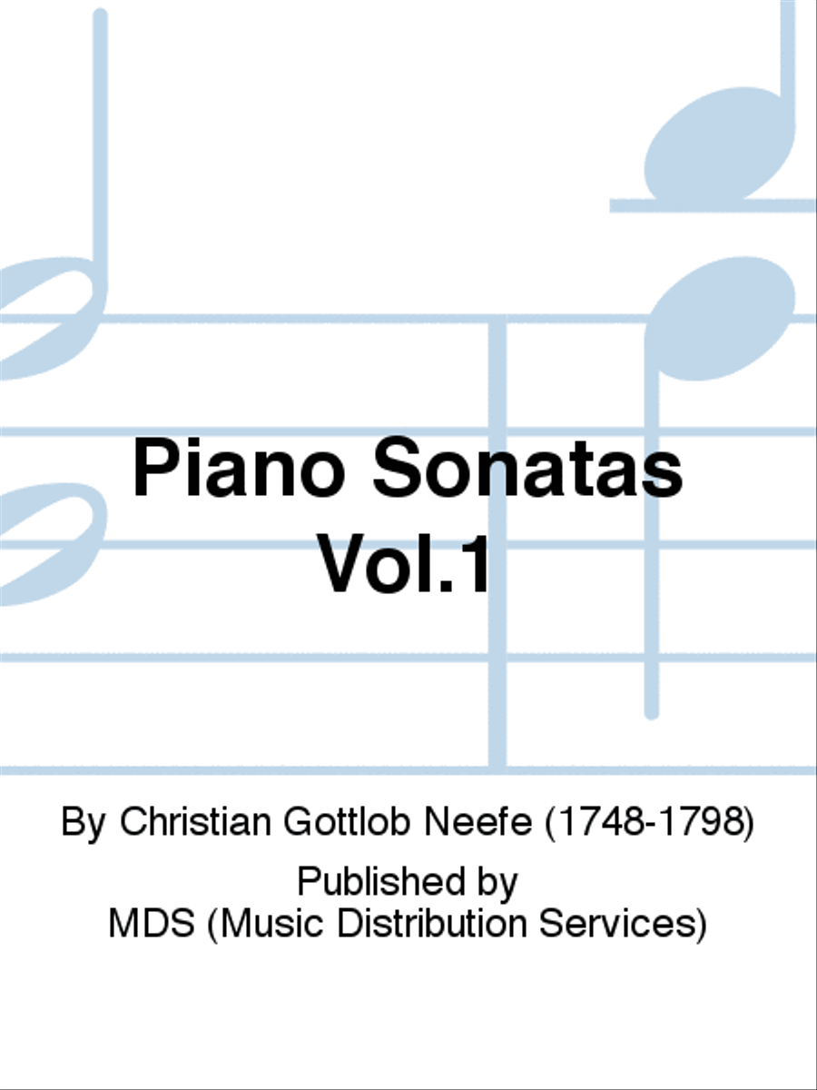 Piano Sonatas Vol.1 Piano scores gallery preview page 1