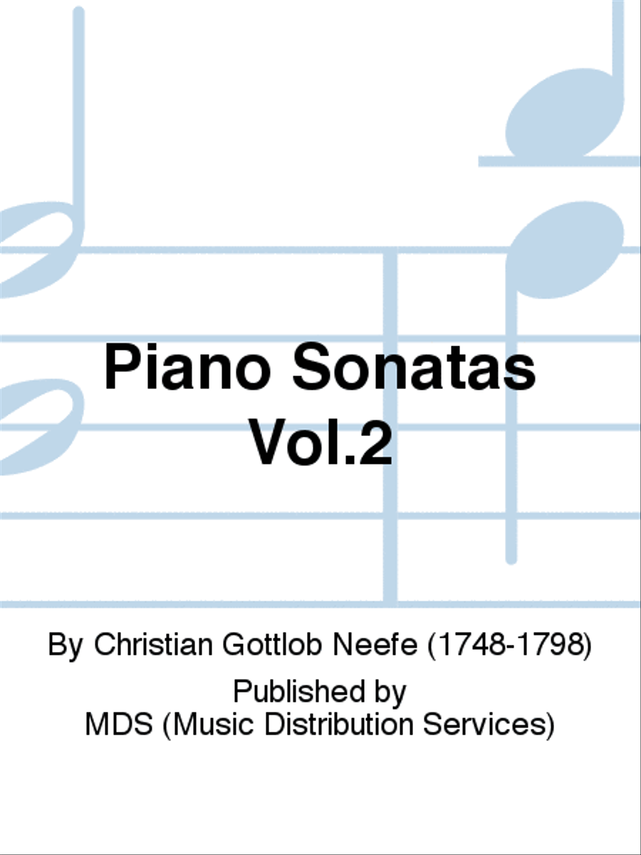 Piano Sonatas Vol.2 Piano scores gallery preview page 1