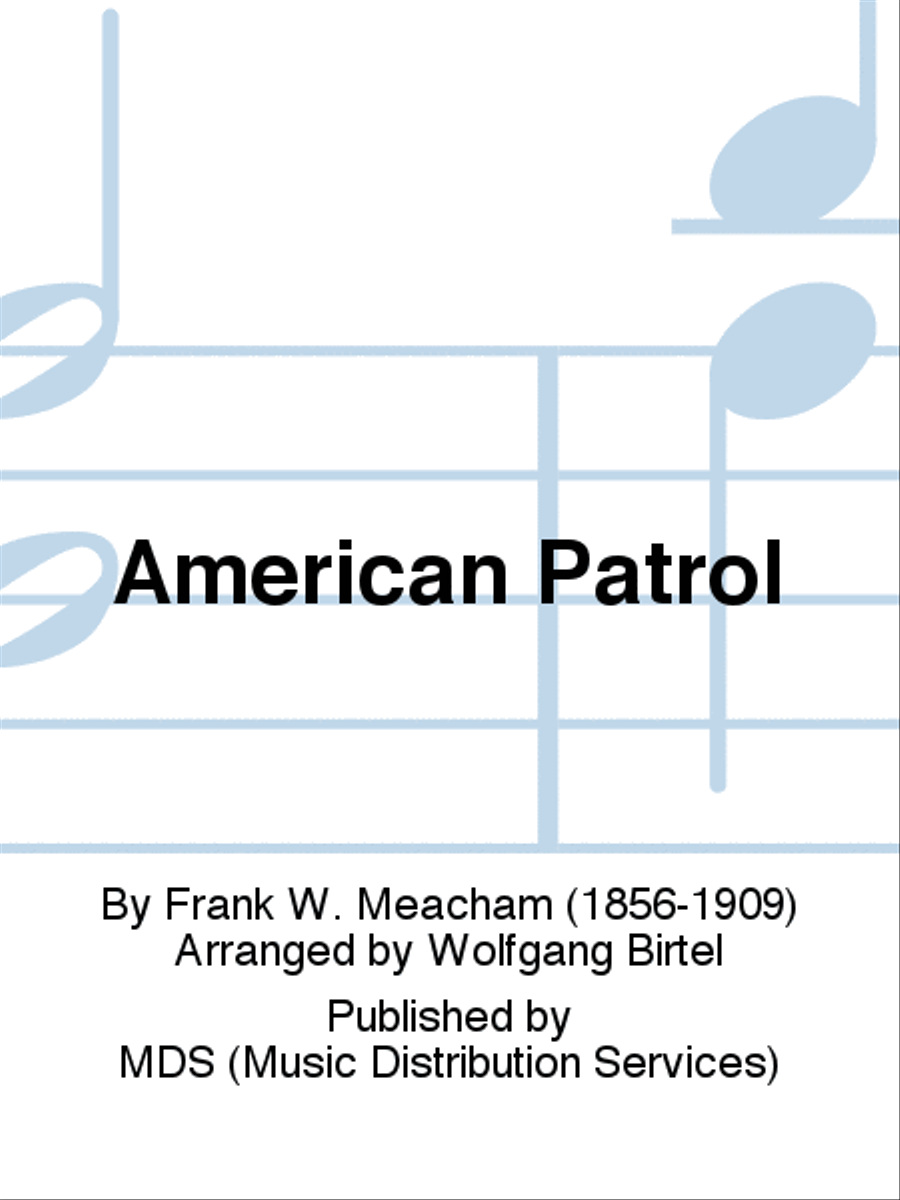 American Patrol Saxophone Quartet scores gallery preview page 1