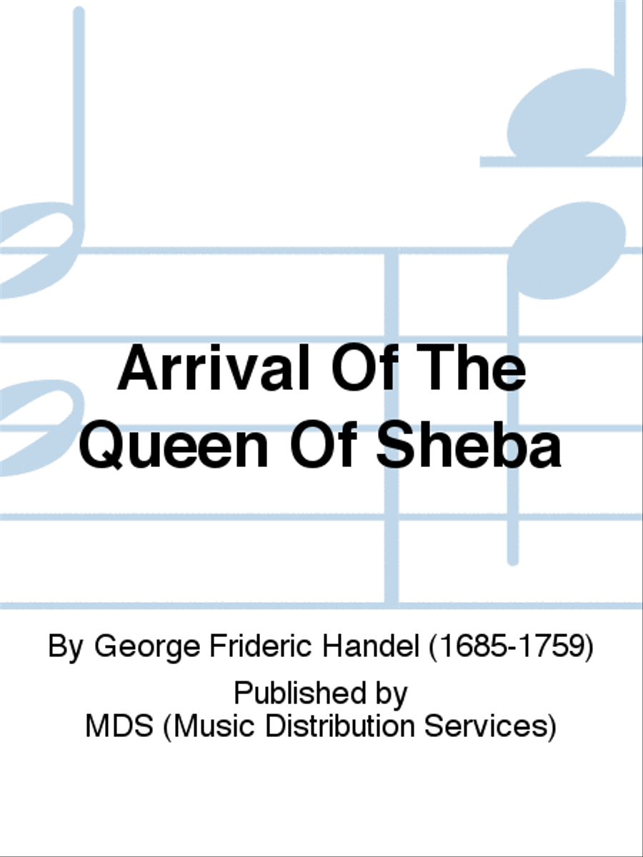 Arrival of the Queen of Sheba Trumpet scores gallery preview page 1