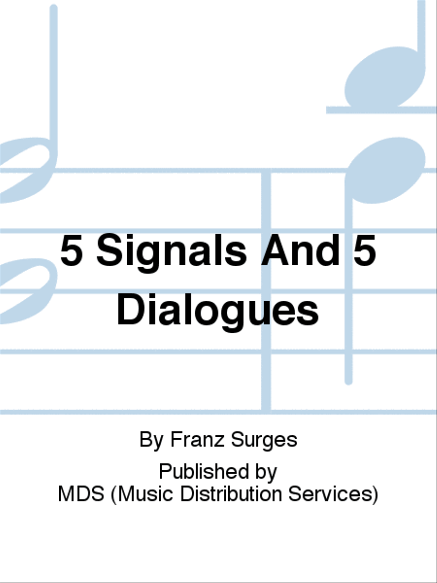 5 Signals and 5 Dialogues Trumpet Duet scores gallery preview page 1