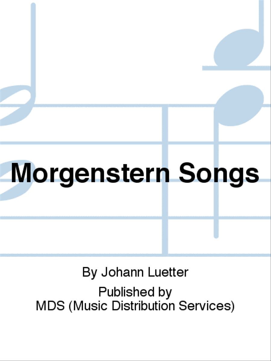 Morgenstern Songs Choir scores gallery preview page 1