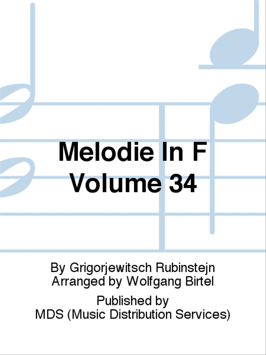Melodie in F Volume 34 Cello scores gallery preview page 1