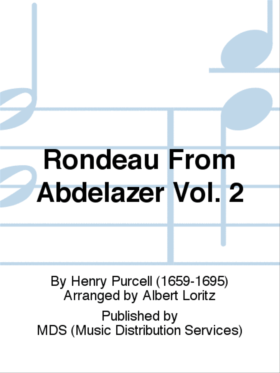 Rondeau from Abdelazer Vol. 2 Saxophone Quintet scores gallery preview page 1