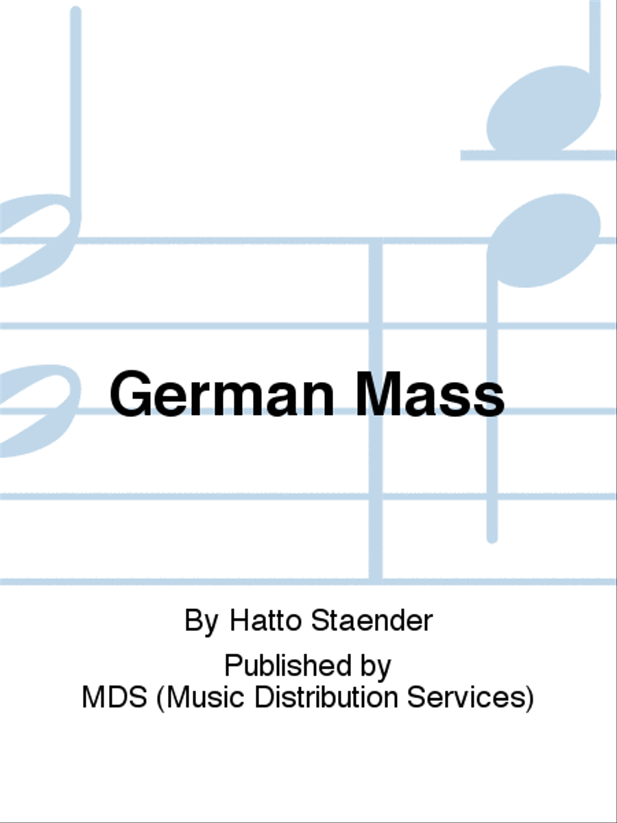 German Mass Organ Accompaniment scores gallery preview page 1