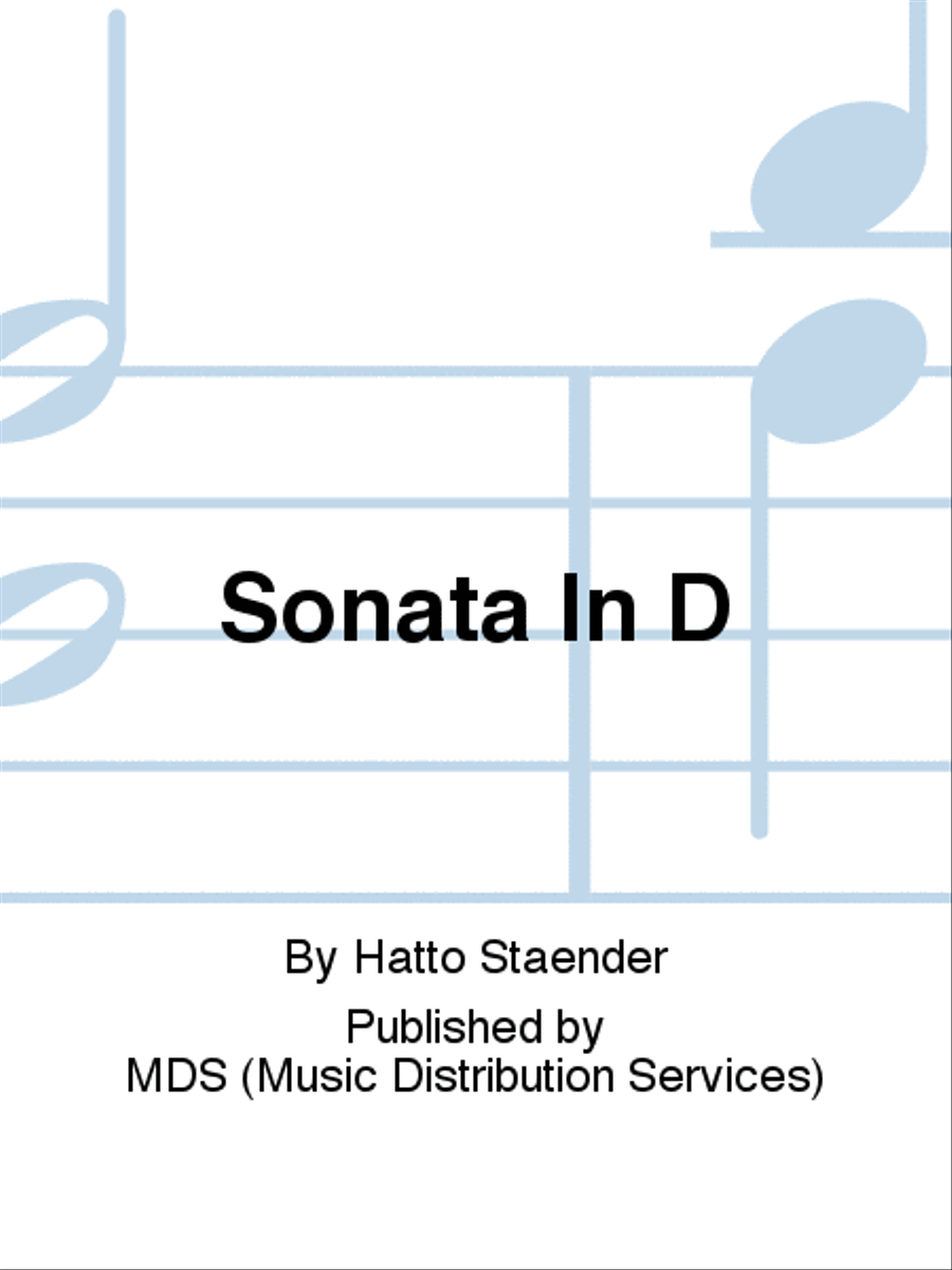 Sonata in D Violin Solo scores gallery preview page 1
