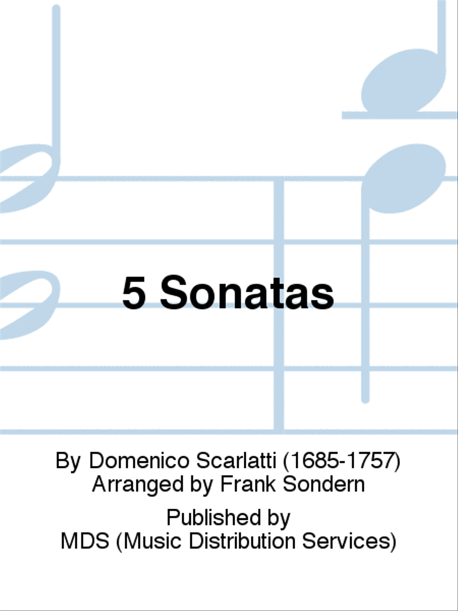 5 Sonatas Classical Guitar scores gallery preview page 1