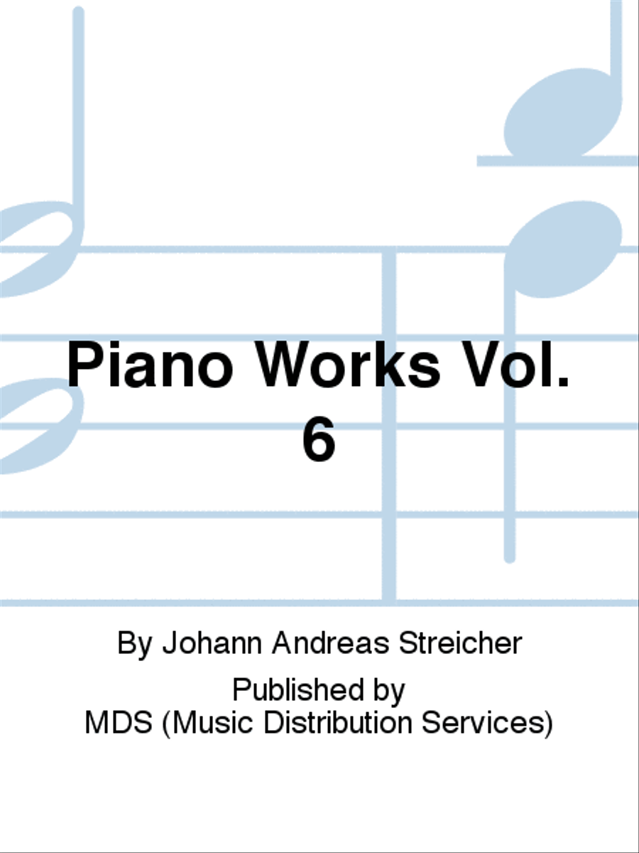 Piano Works Vol. 6 Piano Duet scores gallery preview page 1