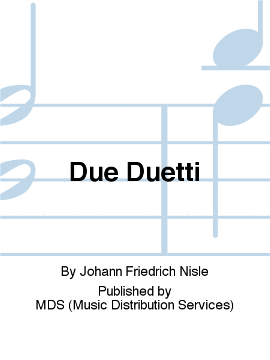 Due Duetti Violin scores gallery preview page 1