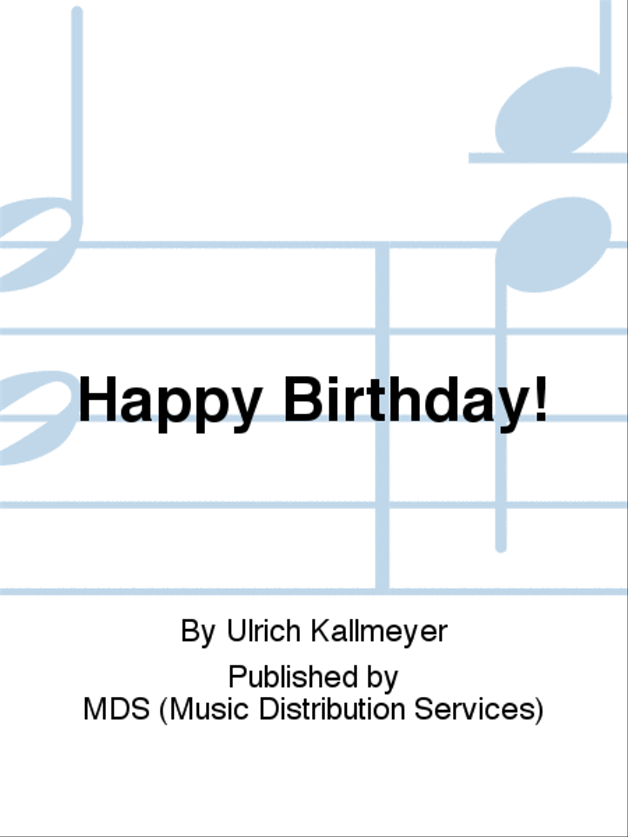 Happy Birthday! Organ scores gallery preview page 1