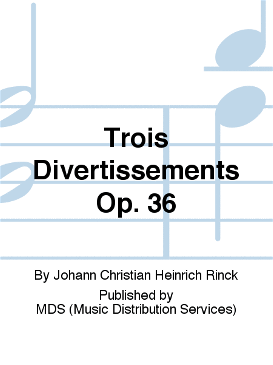 Trois Divertissements op. 36 Piano Duet scores gallery preview page 1