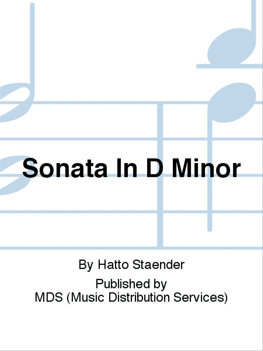 Sonata in D minor Piano Accompaniment scores gallery preview page 1