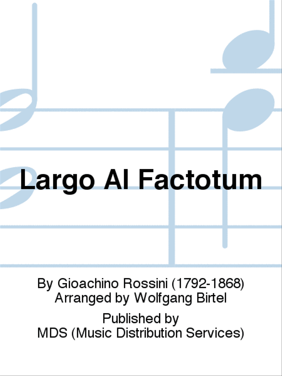 Largo al factotum 70 String Quartet scores gallery preview page 1