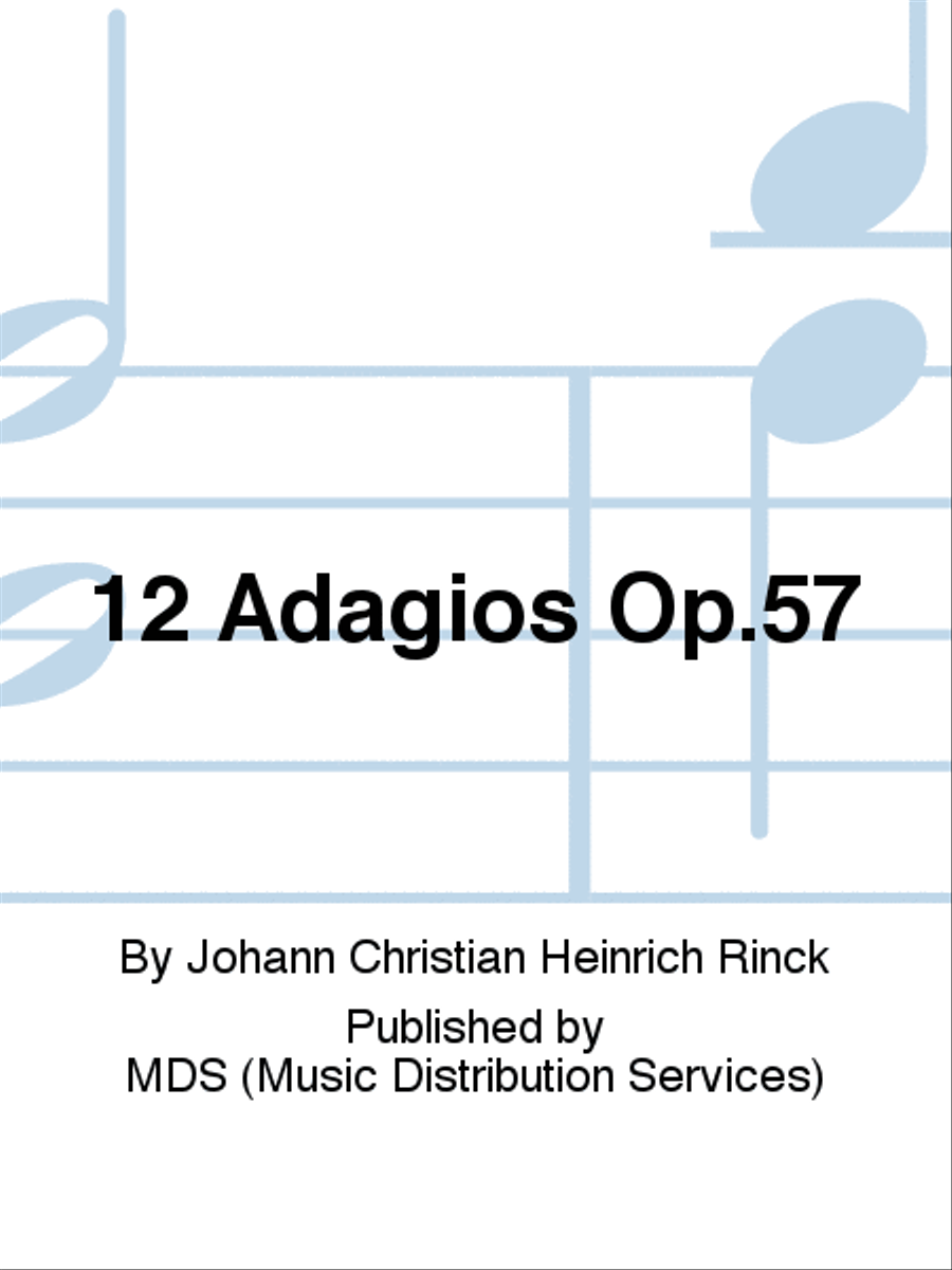 12 Adagios op.57 Clarinet scores gallery preview page 1
