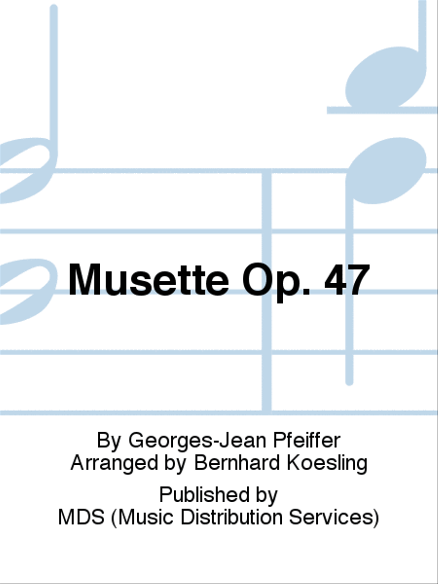 Musette op. 47 Clarinet scores gallery preview page 1
