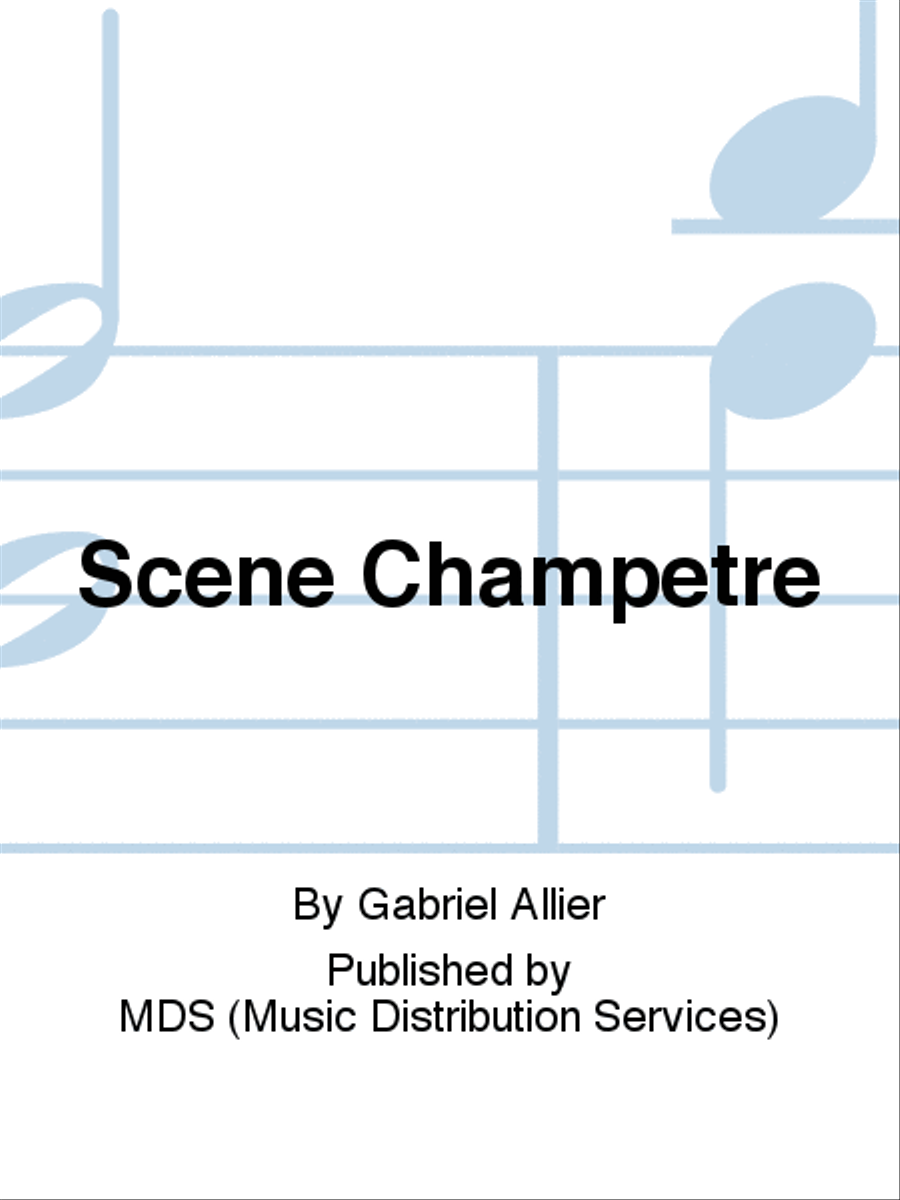 Scene Champetre Clarinet scores gallery preview page 1