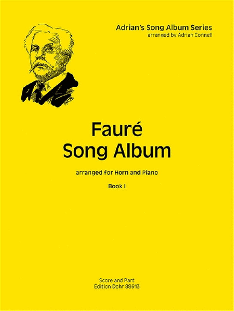 Faure Song Album Book 1 Horn scores gallery preview page 1