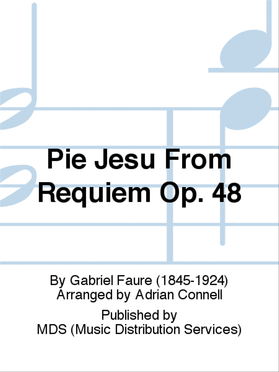 Pie Jesu from Requiem op. 48 4-Part scores gallery preview page 1