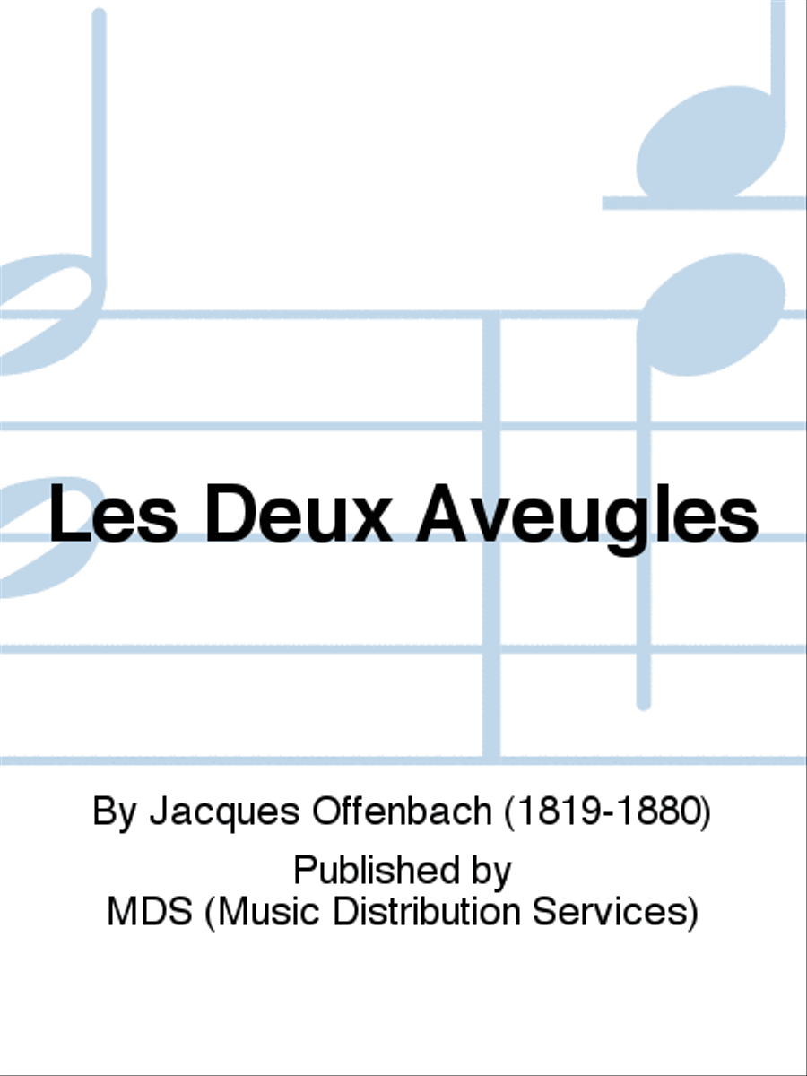 Les Deux Aveugles Piano Accompaniment scores gallery preview page 1