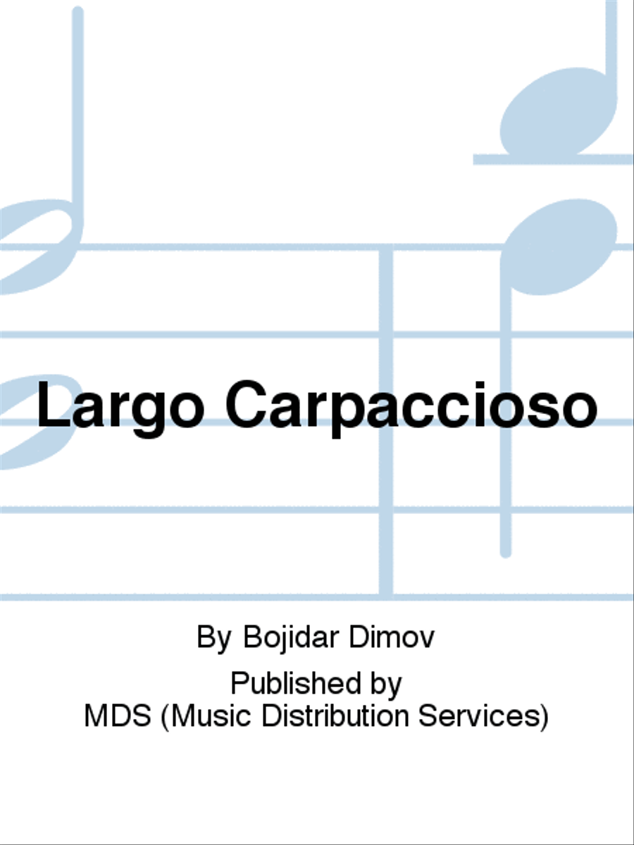 Largo Carpaccioso Piano Trio scores gallery preview page 1
