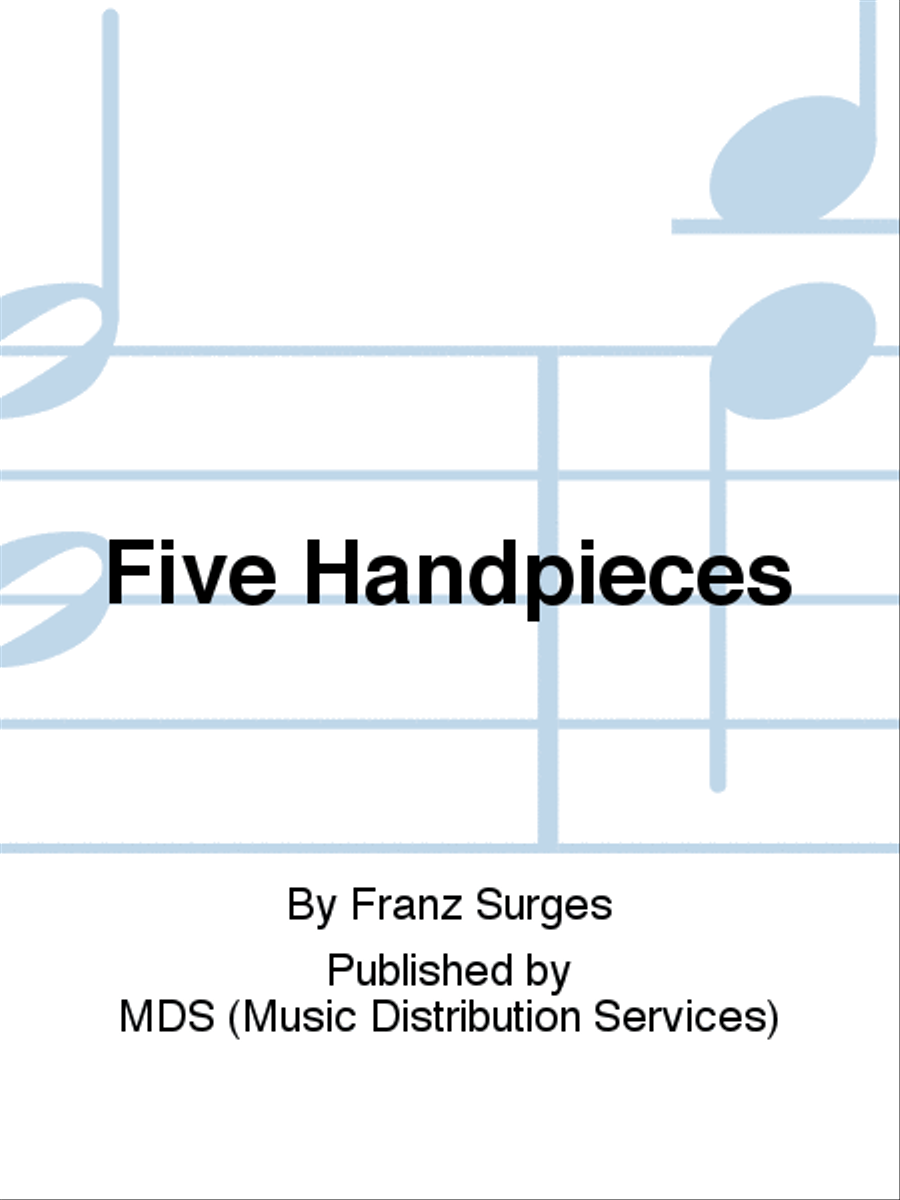 Five Handpieces Piano Solo scores gallery preview page 1