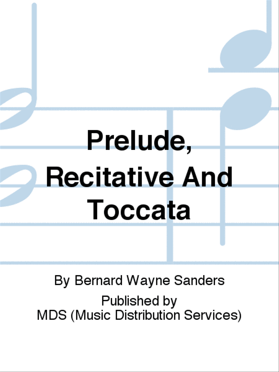 Prelude, Recitative and Toccata Organ scores gallery preview page 1