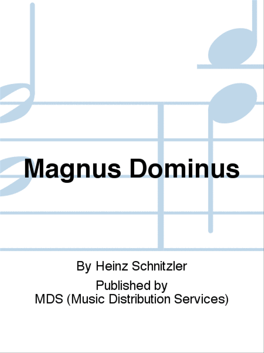 Magnus Dominus Mixed Choir scores gallery preview page 1