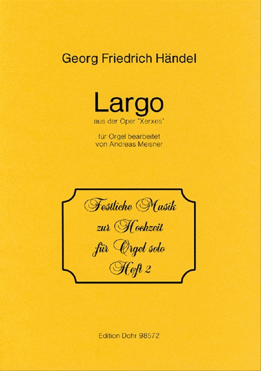 Largo F major 2 Organ scores gallery preview page 1